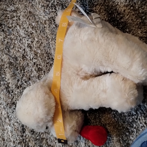 โBeverly Hills Teddy Bear Co. Valentine Dog Plush with Heart 9โ - Picture 13 of 14